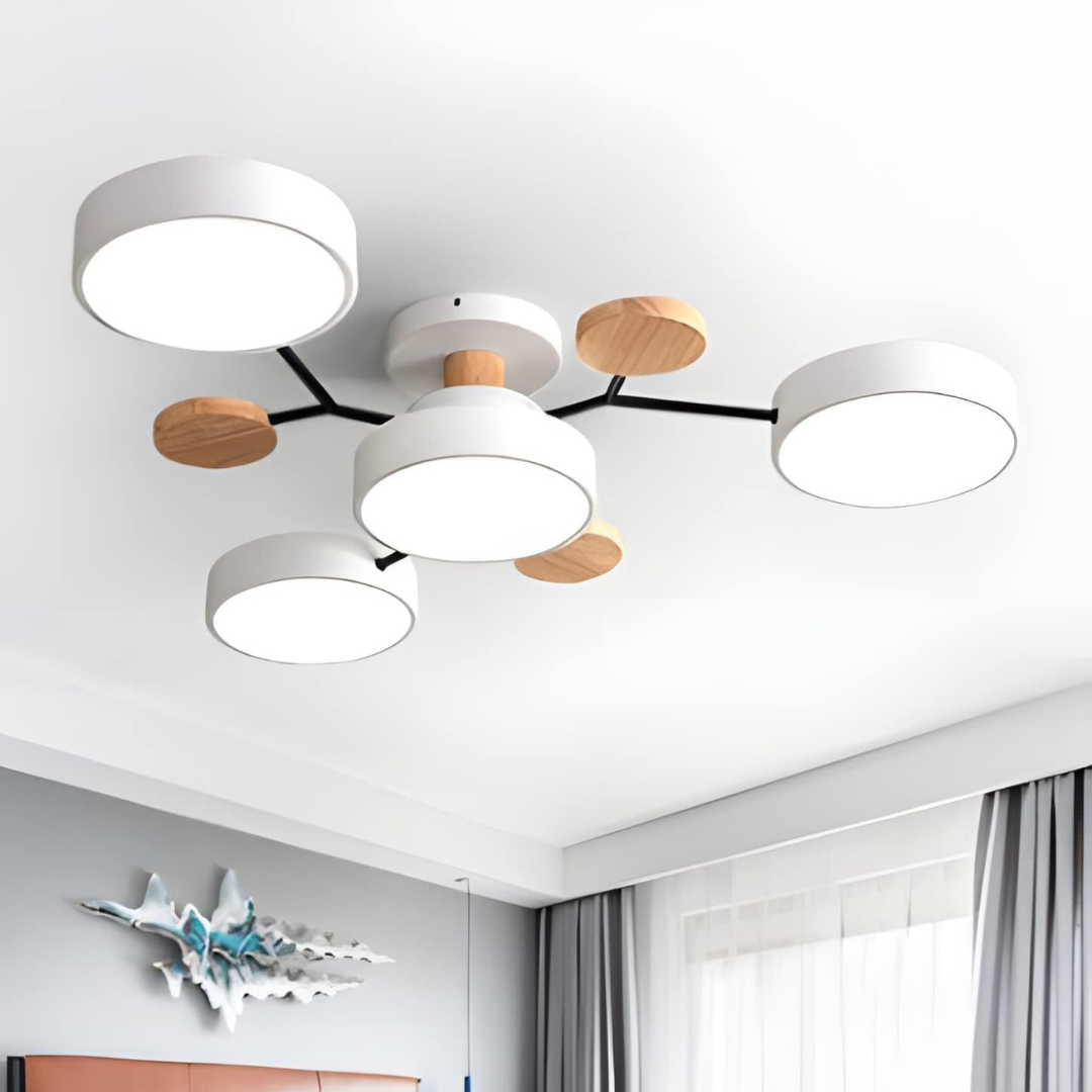 Tidy Modern Design LED Ceiling Lamp | Glare-Free Lighting for Living Rooms and Spaces