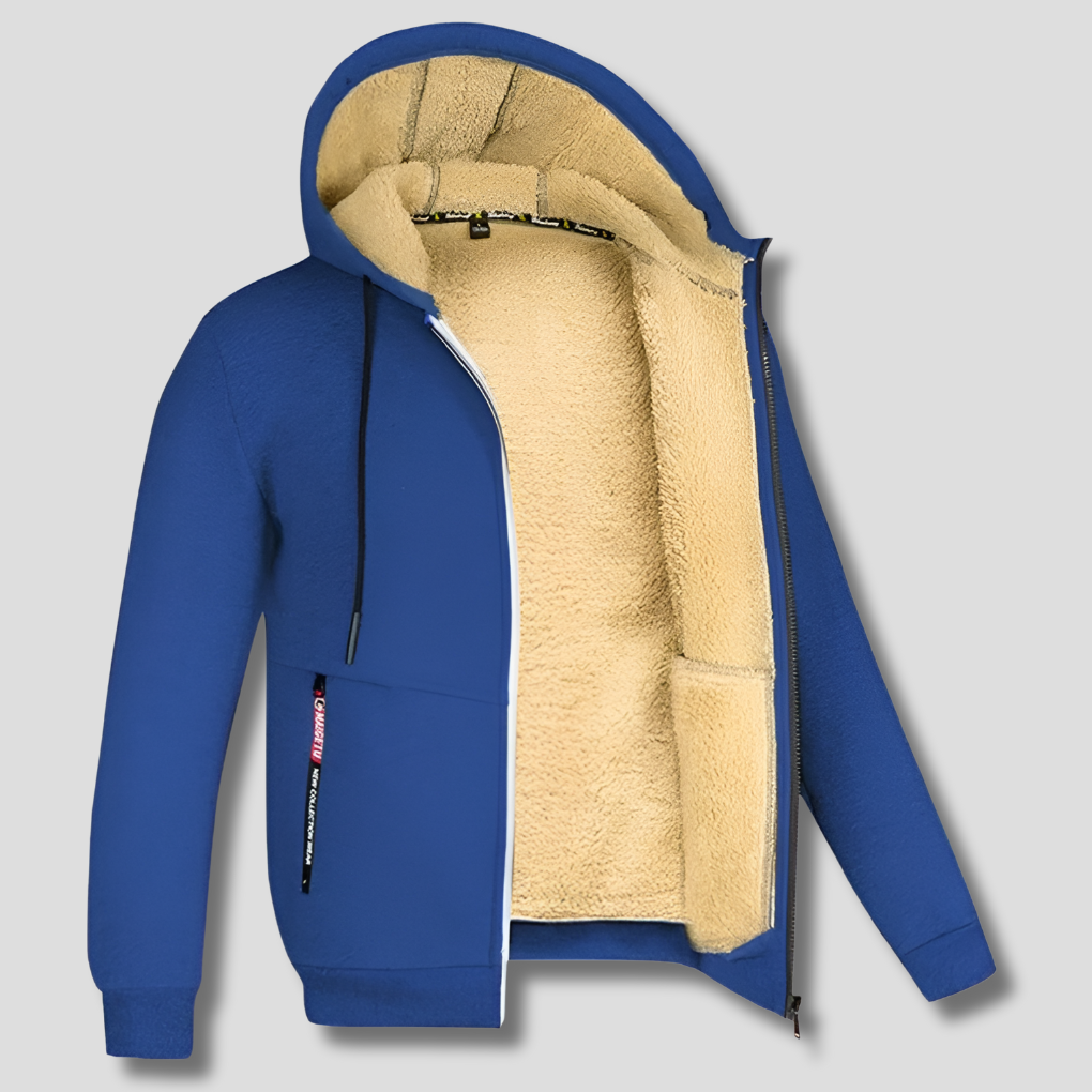 Men’s Fleece Pullover with Fur Lining