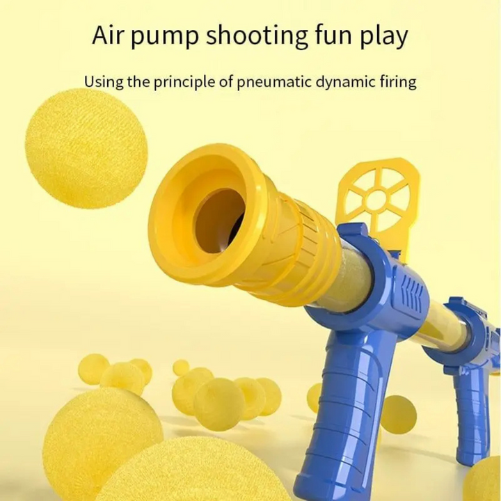 Air Powered Soft Bullet Game with Walking Duck and Lights