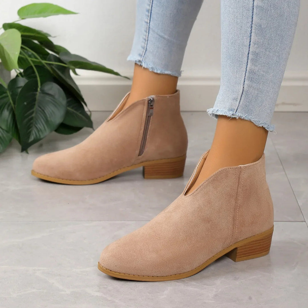 Stylish Suede Ankle Boots for Women