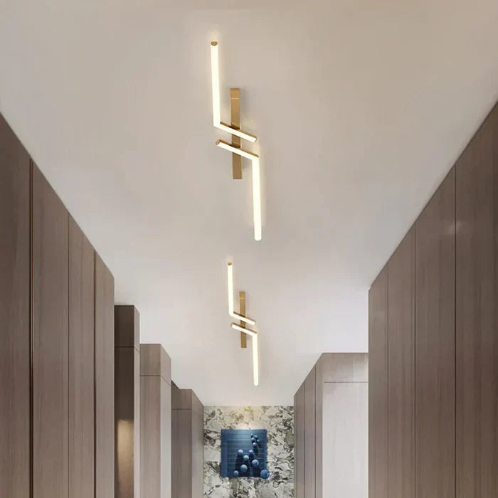 Modern LED Ceiling Lamp – Geometric Light