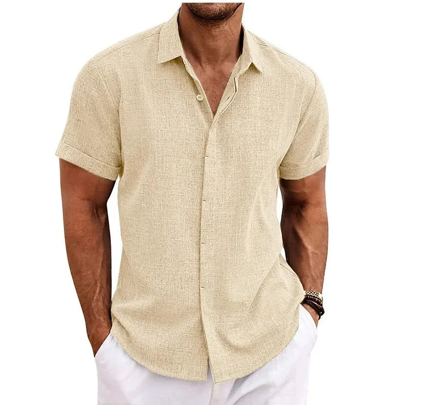 Men's Cotton-Linen Shirt