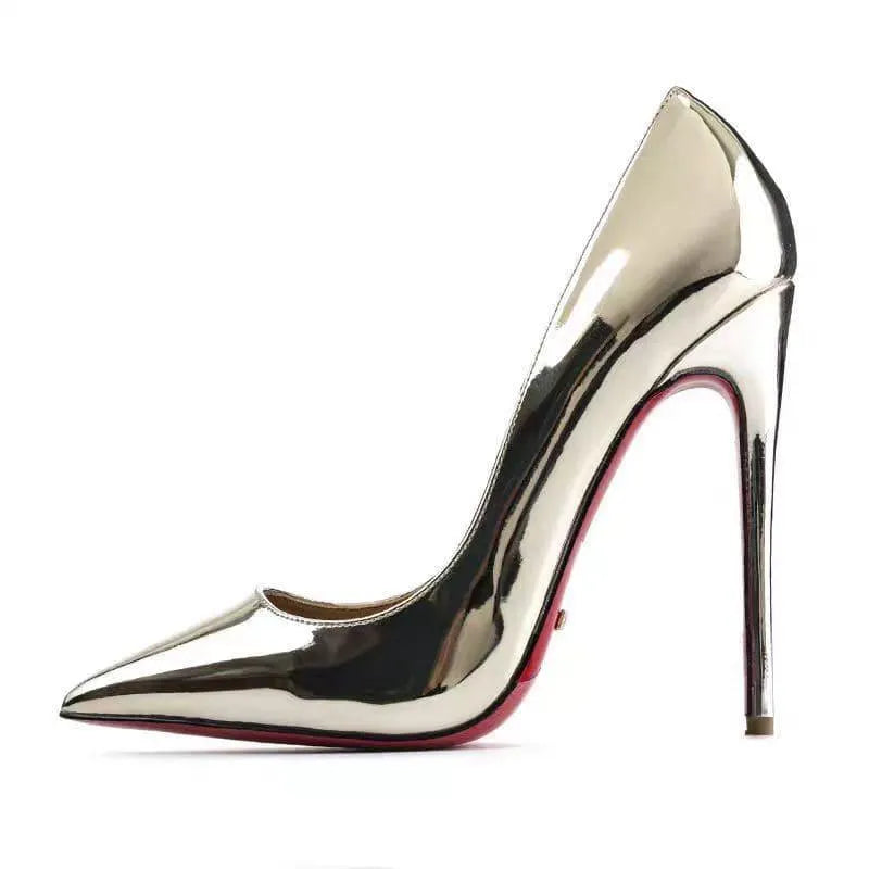 Women's Stiletto Heels – Pointed Toe & Patent Leather, Various Colours