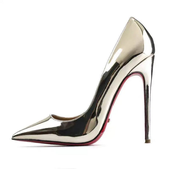Women's Stiletto Heels – Pointed Toe & Patent Leather, Various Colours