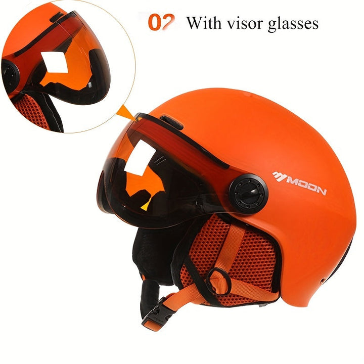 High-Quality Ski Helmet with Removable Parts – Safe and Comfortable for Outdoor Activities