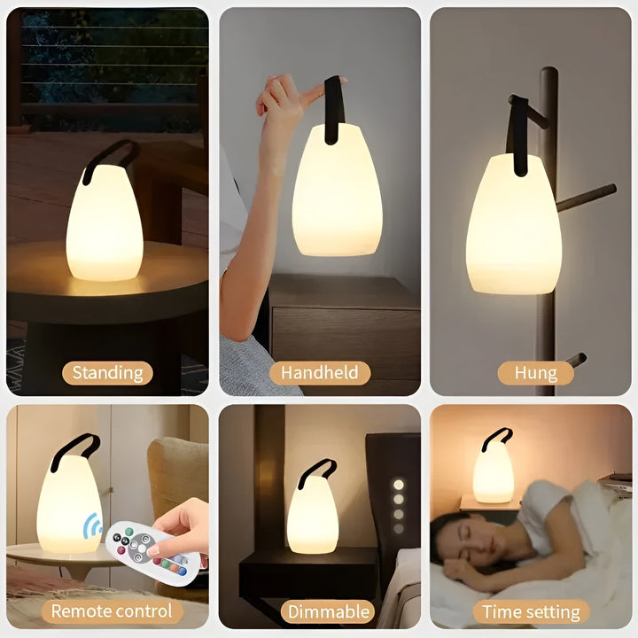 Waterproof Cordless LED Table Lamp for Indoors & Outdoors - Lumora