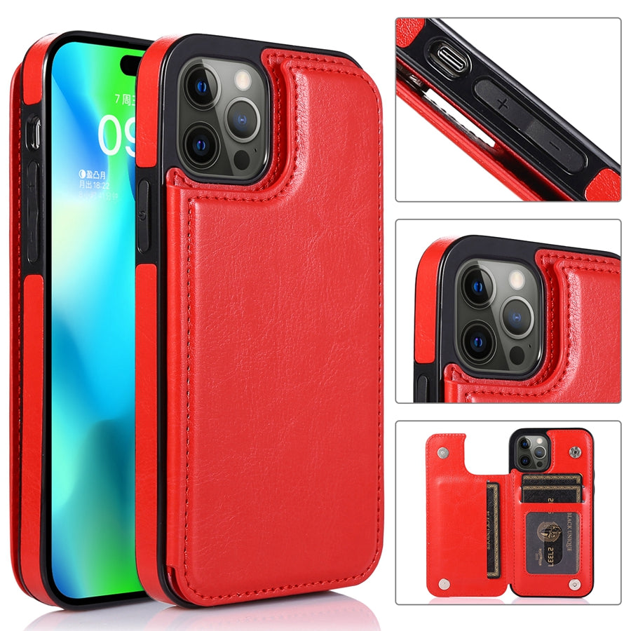 LeatherGuard | Elegant Leather Case with Card Compartments and Magnetic Closure | Vanero