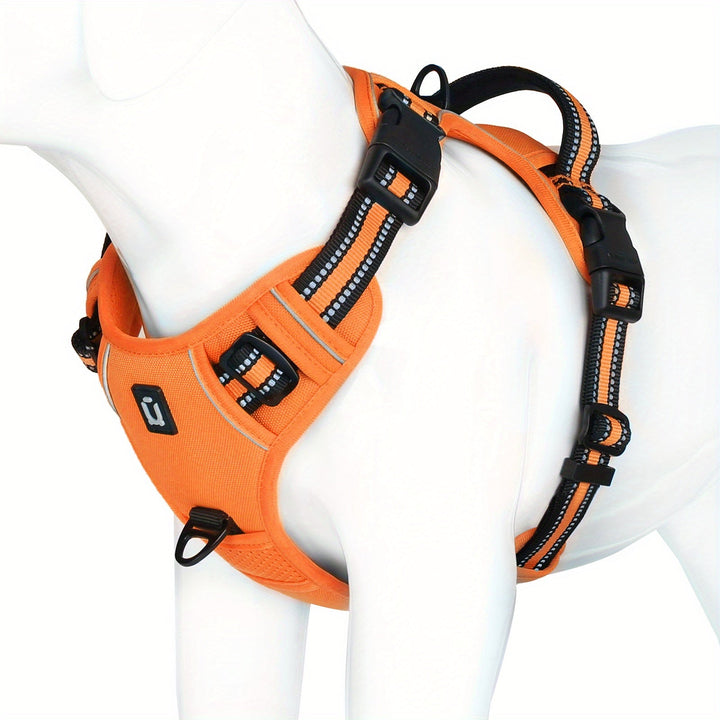 Reflective No-Pull Dog Harness – Easy Walking and Training with Handle