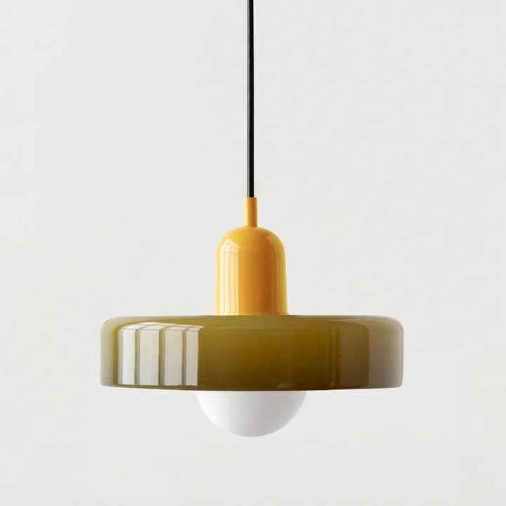 Bauhaus Stained Glass Pendant Lamp