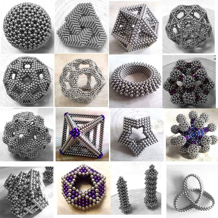 216-Piece Multicoloured Magnetic Balls