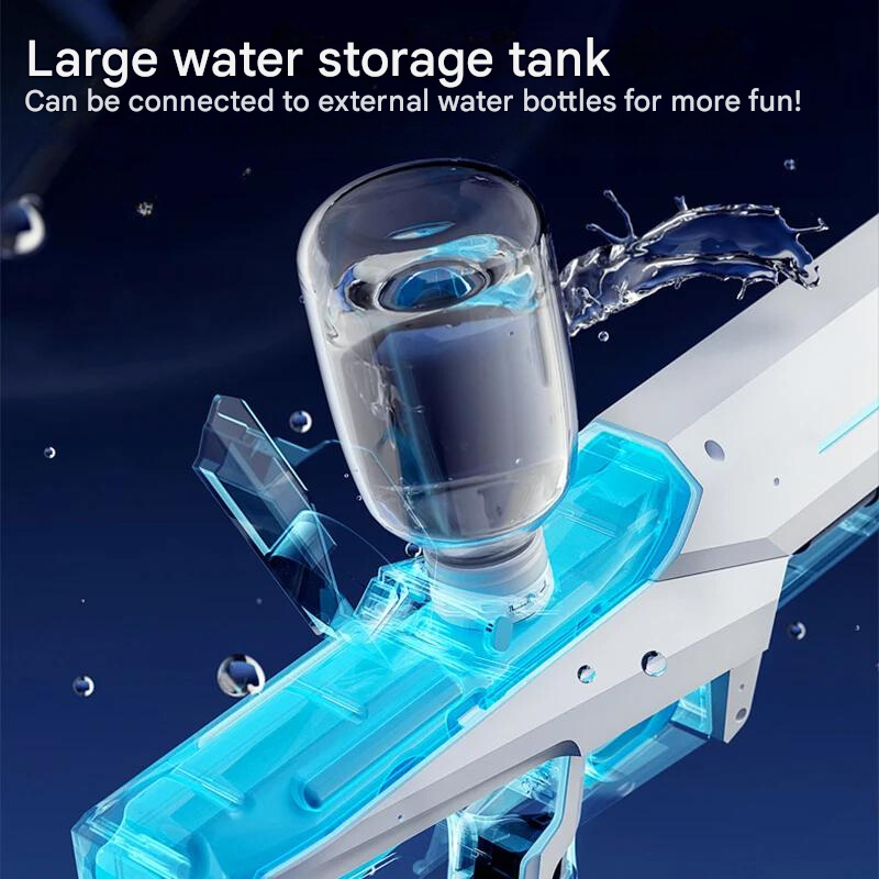 Automatic Water Gun with 1L Tank and 10m Range – Pure Summer Fun