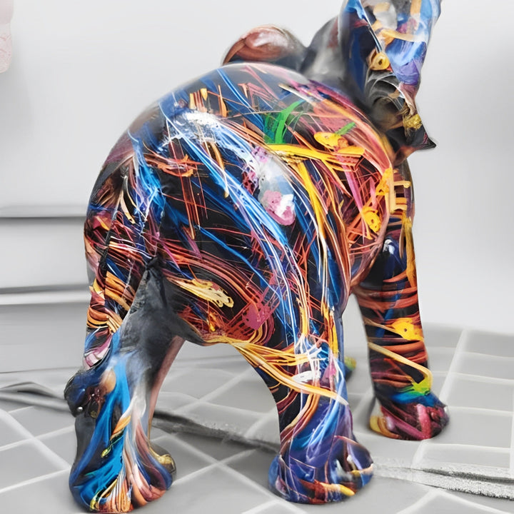Abstract Elephant – Handmade Art Object with Symbol of Luck