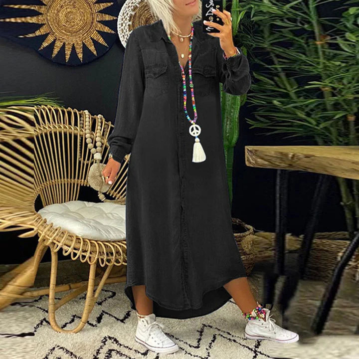 Long Sleeve Denim Dress for Effortless Everyday Style