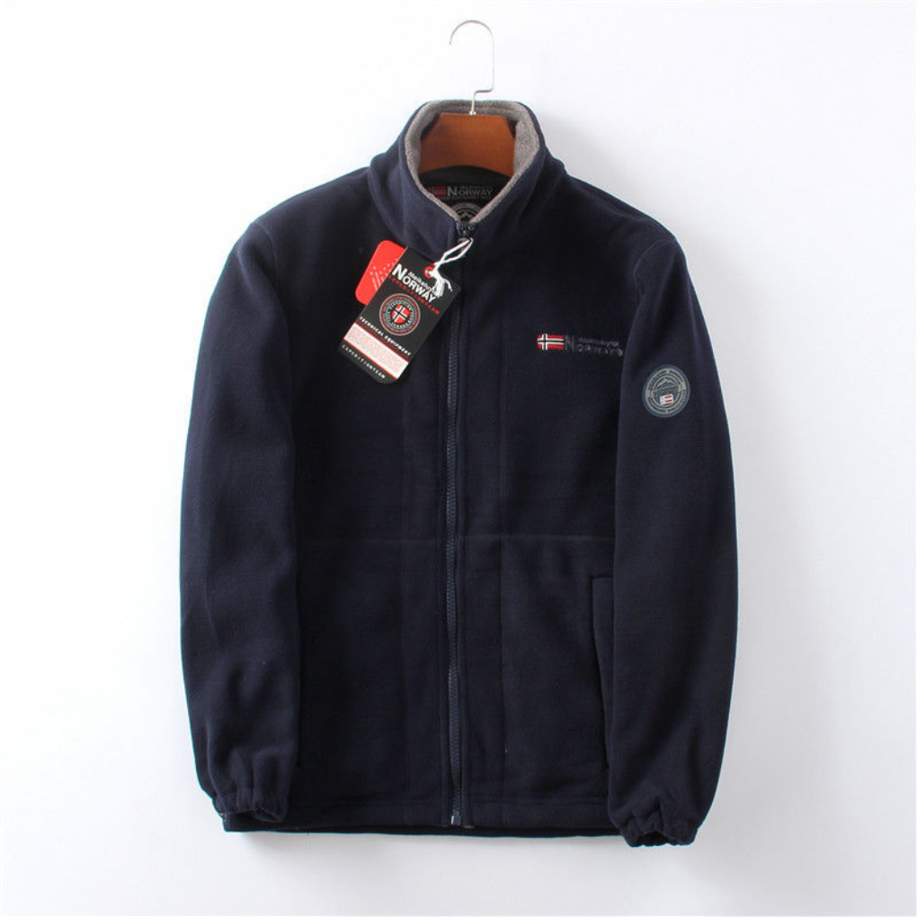 Windproof and Comfortable Men’s Fleece Jacket