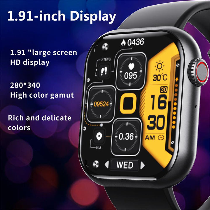 Waterproof Smartwatch with Blood Pressure, Blood Oxygen Saturation and Sleep Monitor
