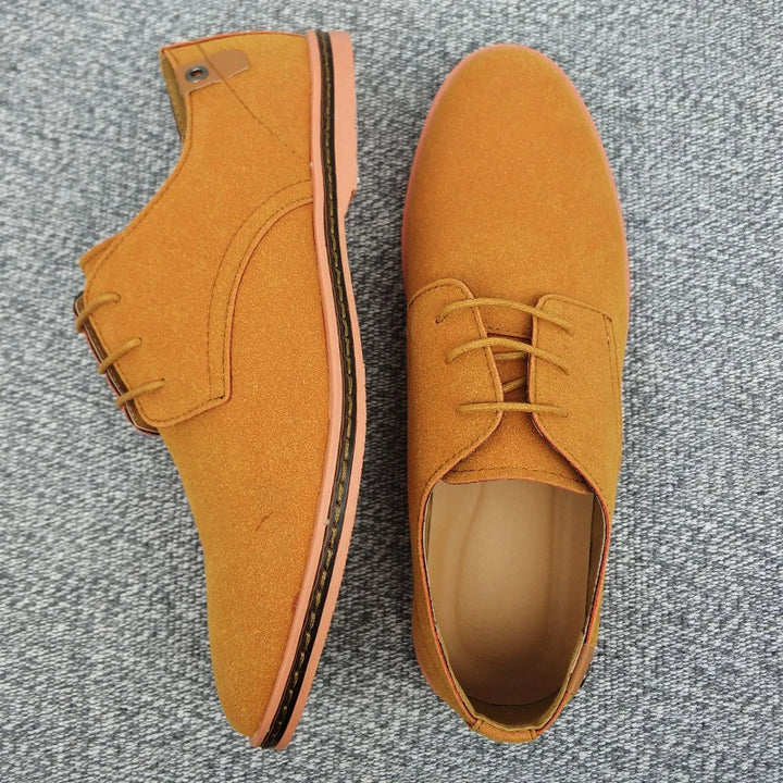 ClassicStep Suede Leather Oxford Shoes Refined Craftsmanship for the Modern Gentleman