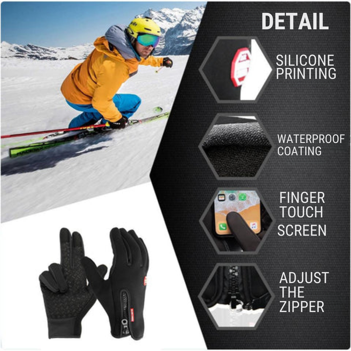 Winter Heated Gloves for Cycling & Skiing