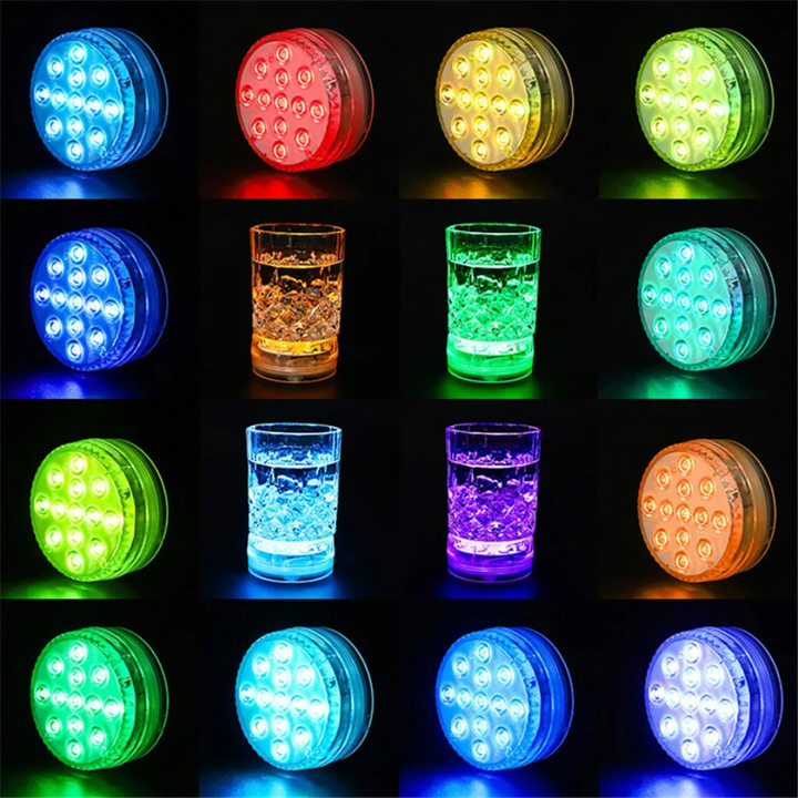LED Light Color Submersible Pool Light with RF Remote