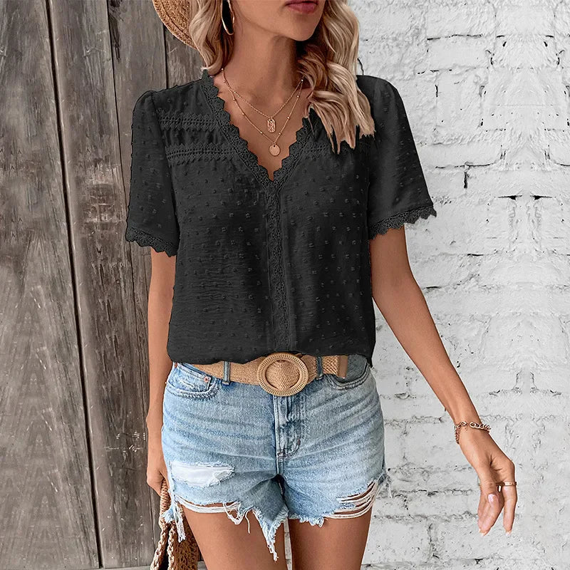 Wendy Short Sleeve Blouse