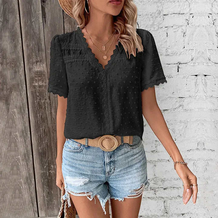 Wendy Short Sleeve Blouse
