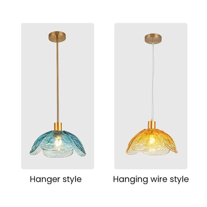 Flower Leaf Pendant Lamp - Elegant Night Lamp