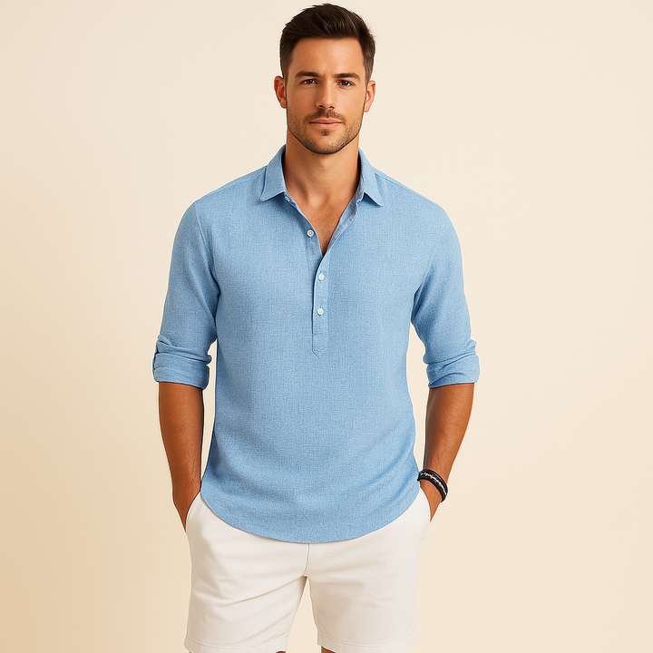Men’s Loose LongSleeve Casual Shirt