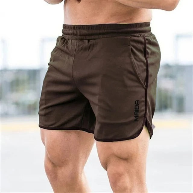 Slim-Fit Elastic Men's Swimming Trunks