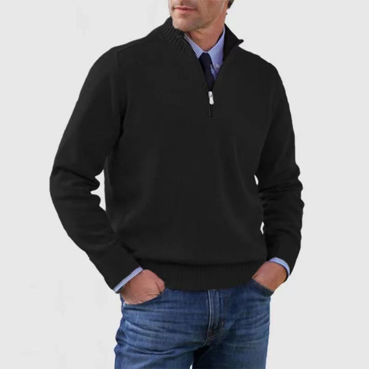 Men’s Half-Zip Sweater – Stylish Layering Choice