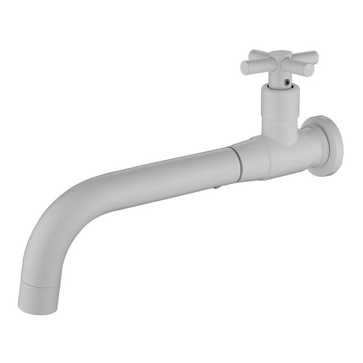Modern Single-Lever Wall-Mounted Basin Mixer Tap with 1 Hole