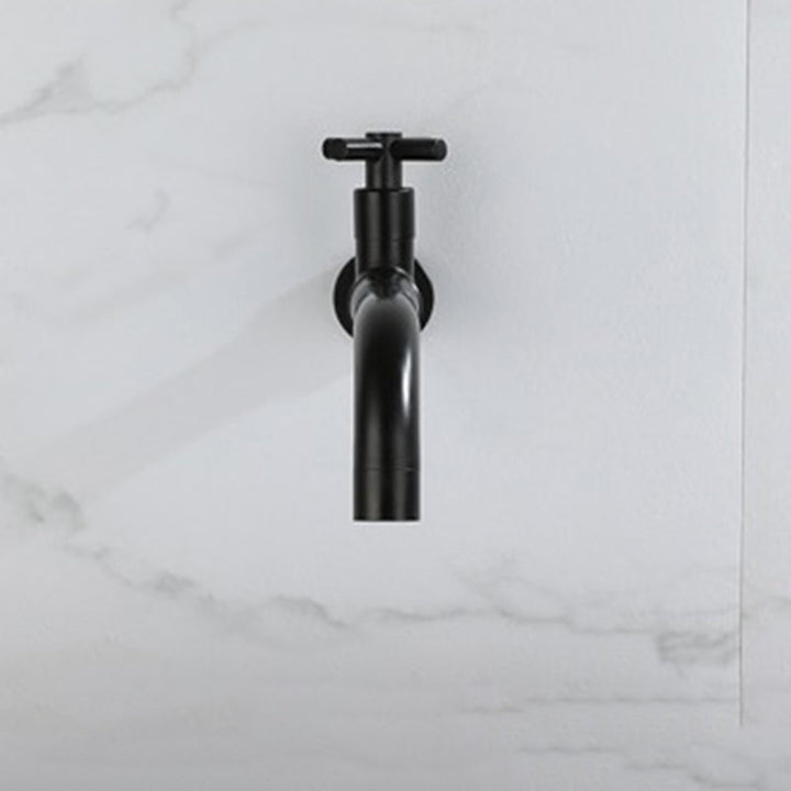Modern Single-Lever Wall-Mounted Basin Mixer Tap with 1 Hole