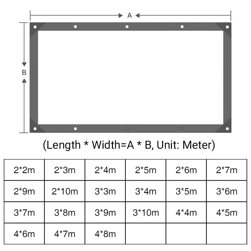 Transparent weatherproof protective sheet for garden, patio and outdoor use
