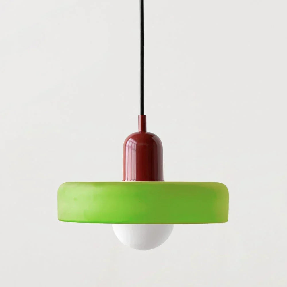 Bauhaus Stained Glass Pendant Lamp