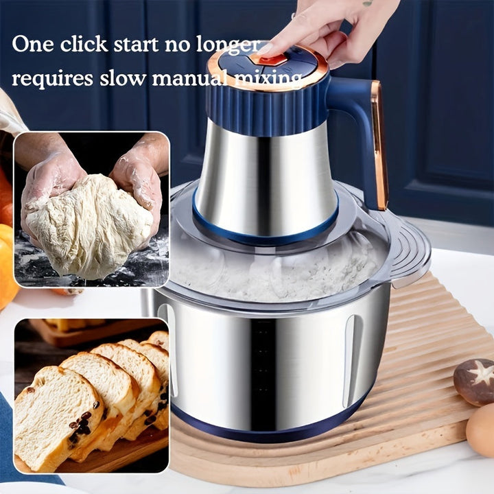 Stainless Steel Meat Mincer and Vegetable Slicer – Multifunctional Kitchen Machine