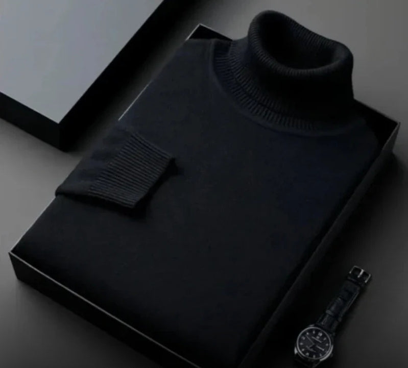 Men's Cashmere Roll Neck Jumper – Silvano