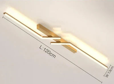 Modern LED Ceiling Lamp – Geometric Light