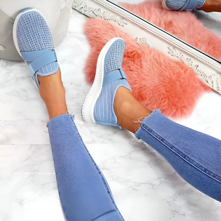 Customizable T Strap Casual Flats