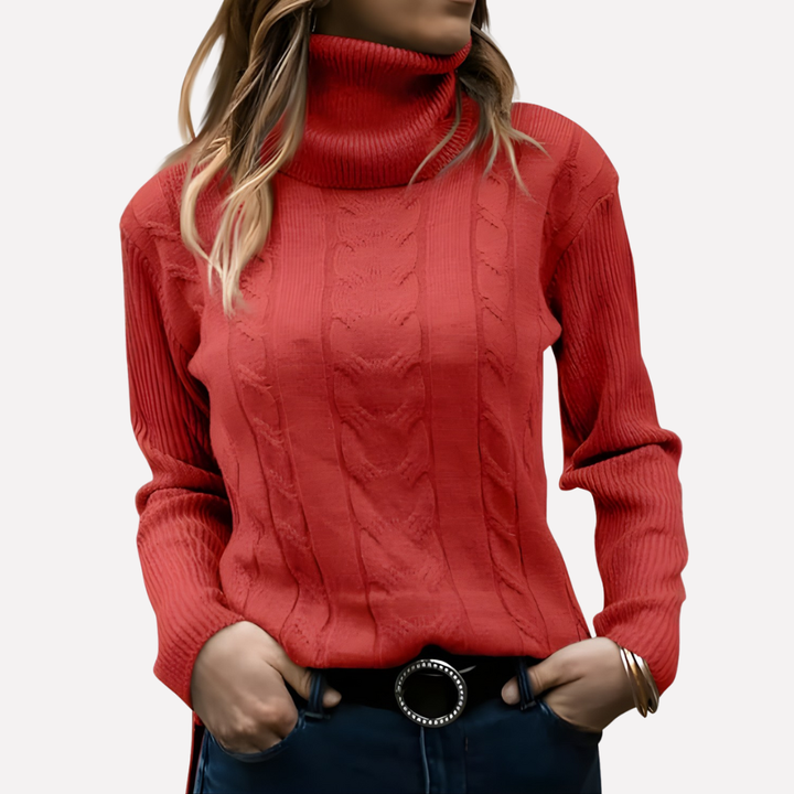 Women’s Turtleneck Pullover – Relaxed Everyday Style