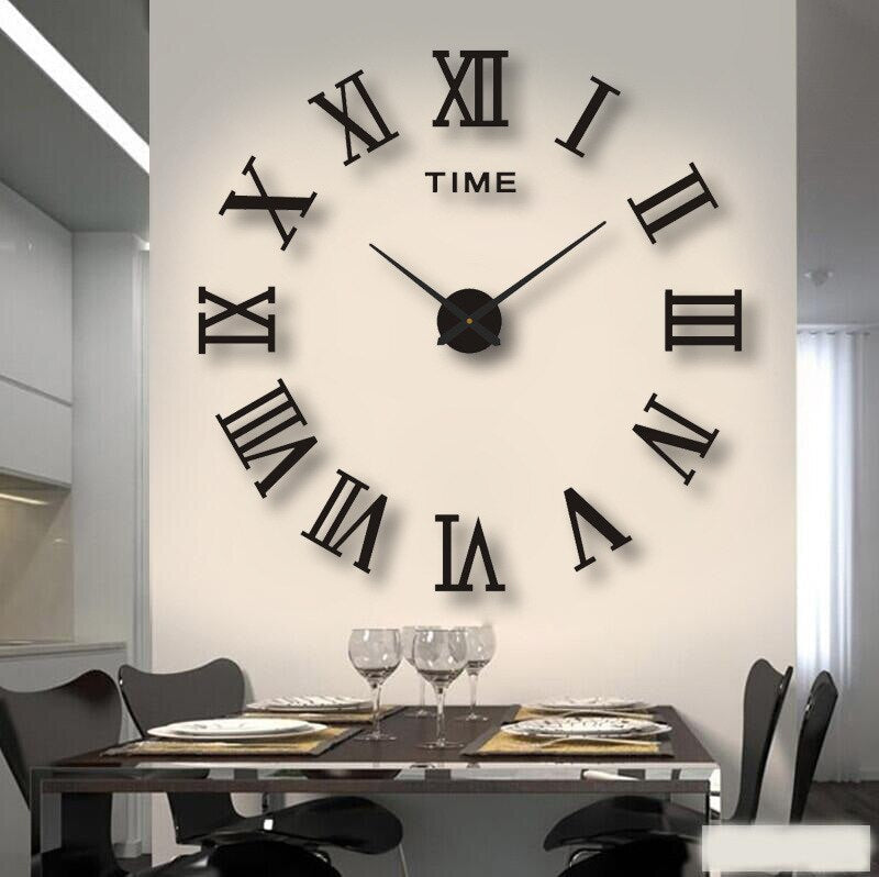 Large Modern-Style Wall Clock