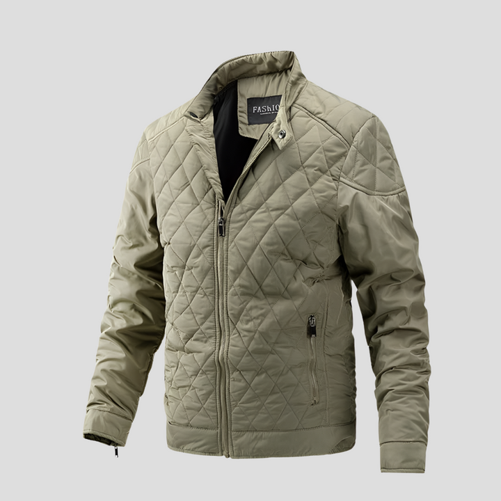 Elegant Transitional Quilted Jacket for Men