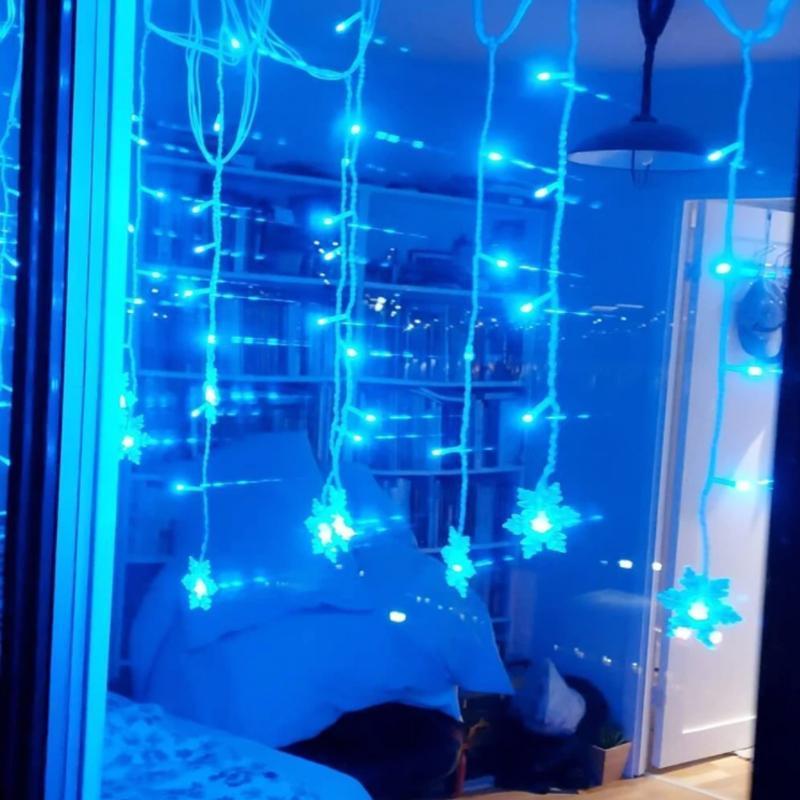 LED Snowflake Fairy Lights | Indoor & Outdoor