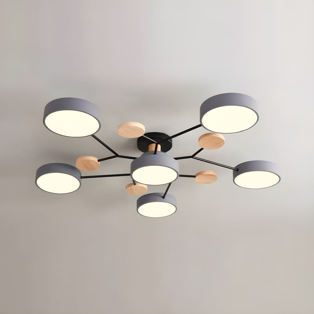 Tidy Modern Design LED Ceiling Lamp | Glare-Free Lighting for Living Rooms and Spaces