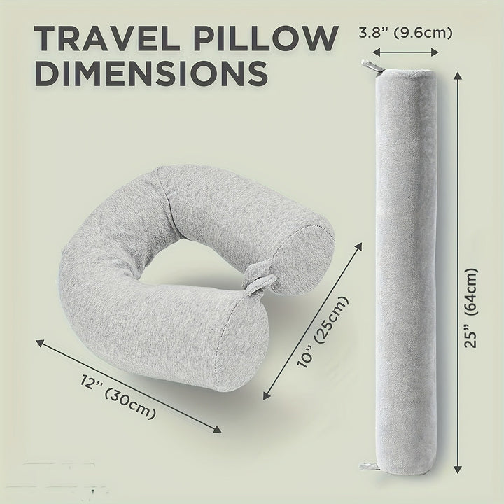 TravelEase Adjustable Travel Pillow – Support and Comfort