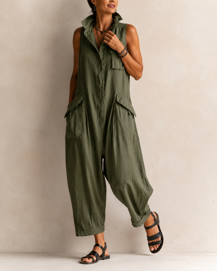 Simone™ | Sleeveless Jumpsuit