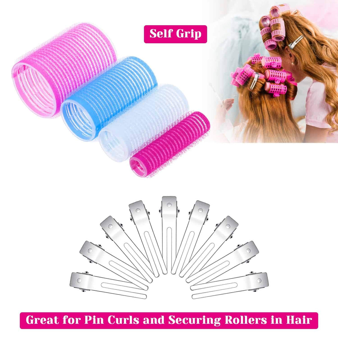 Self-Adhesive Hair Roller Set – Multicoloured Rollers