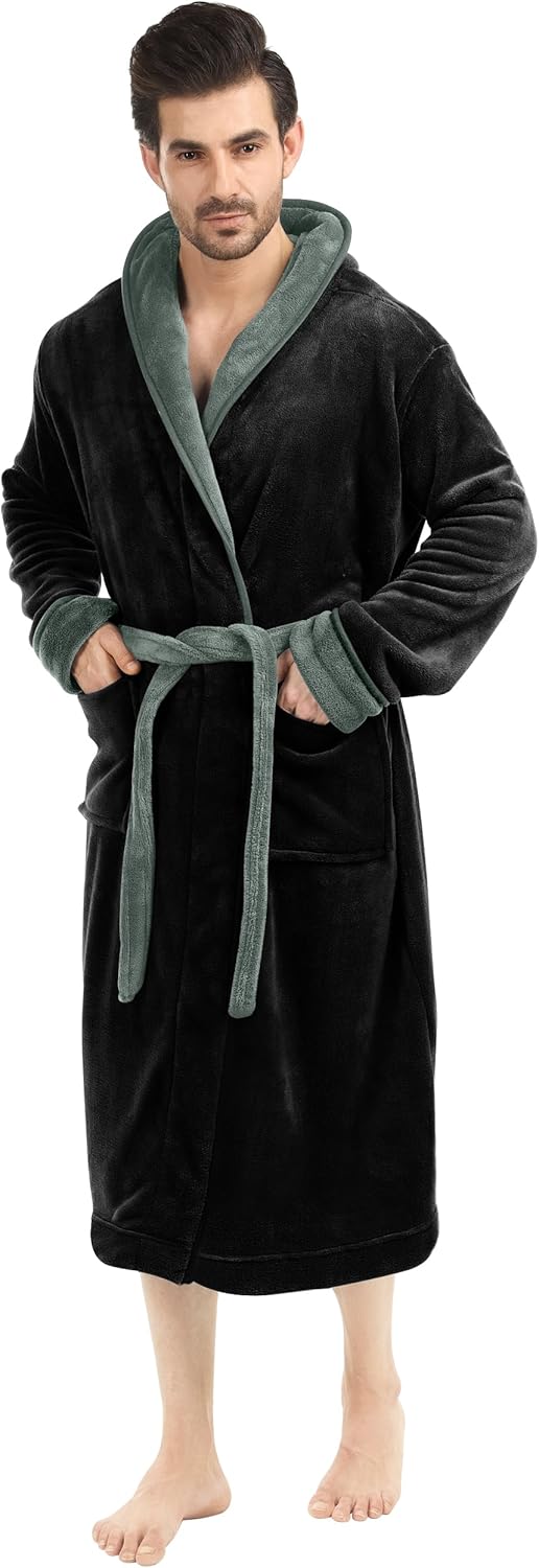 Comfortable Men's Fleece Dressing Gown - Harry