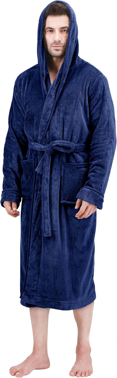 Comfortable Men's Fleece Dressing Gown - Harry
