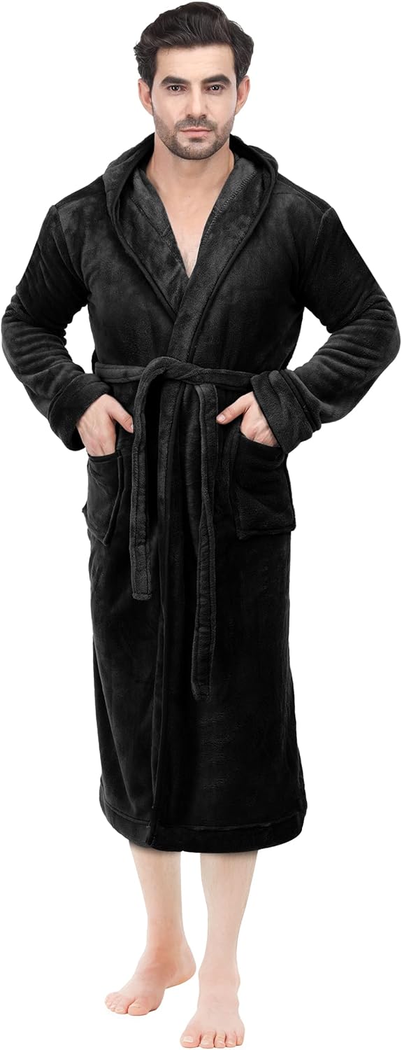 Comfortable Men's Fleece Dressing Gown - Harry
