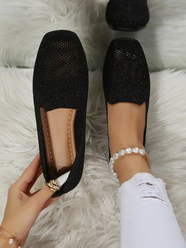 Women's orthopaedic slip-on trainers with soft footbed, breathable mesh