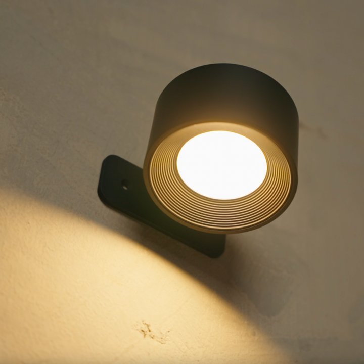 Cordless LED Wall Light with 360° Rotation, Touch Dimming, 3 Light Colours and USB-C Battery