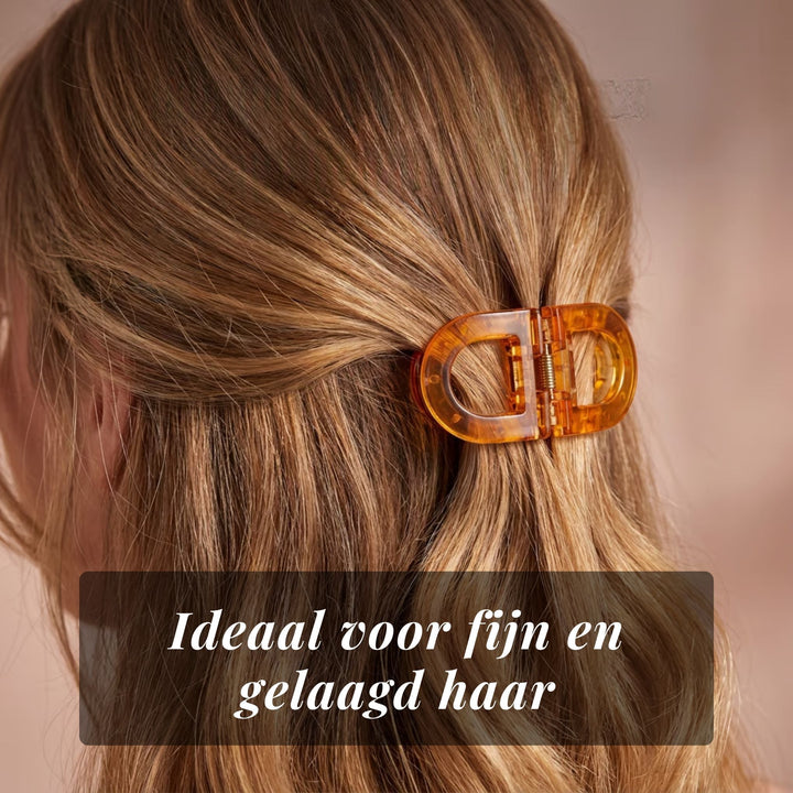 Magnetic hair clip with flat grip – comfortable, bump-free hold